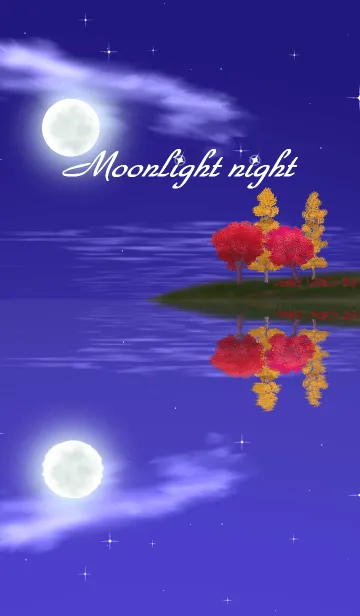 [LINE着せ替え] Moonlight nightの画像1