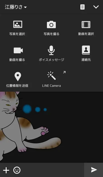 [LINE着せ替え] だらしない猫の画像4