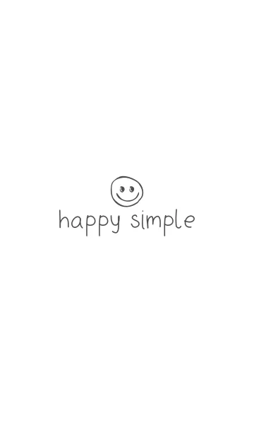 [LINE着せ替え] シンプルな幸せの画像1