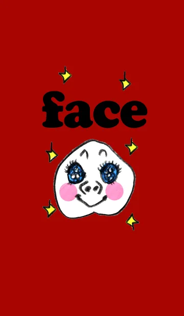 [LINE着せ替え] 顔顔顔顔顔002の画像1