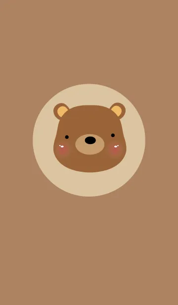 [LINE着せ替え] simple bear themeの画像1