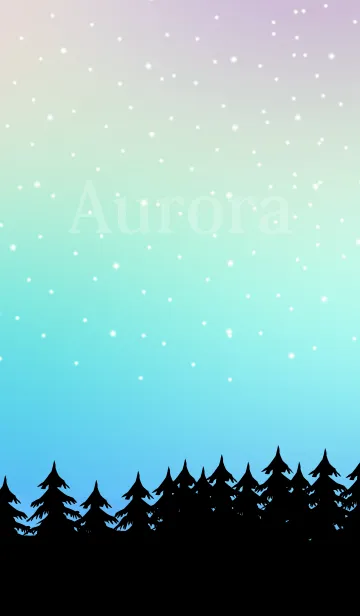 [LINE着せ替え] 美しい空＿Auroraの画像1