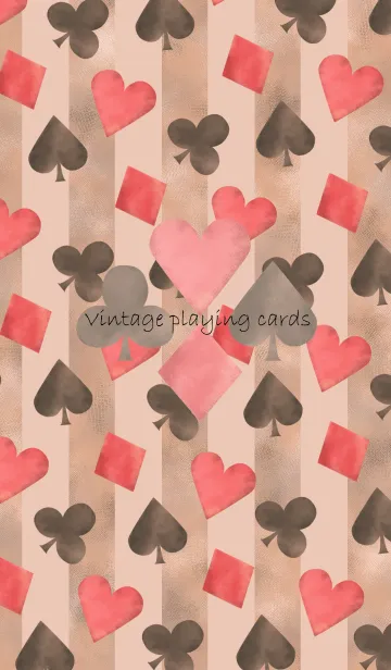 [LINE着せ替え] Vintage playing cardsの画像1