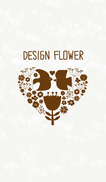 [LINE着せ替え] デザインフラワー 26の画像1