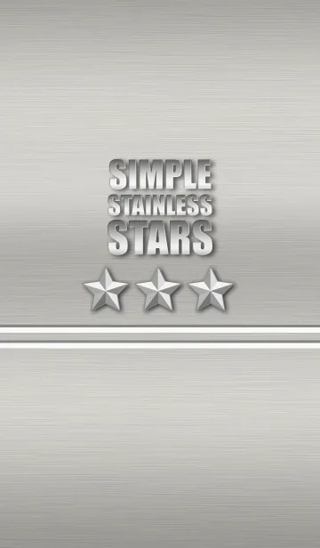 [LINE着せ替え] Simple Stainless Starsの画像1