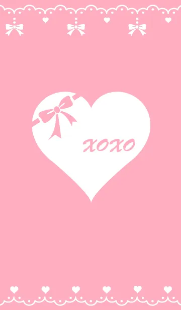 Pink Ribbon Heartの着せ替えメイン画像