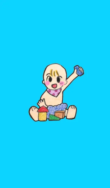 [LINE着せ替え] ユリカの可愛い赤ちゃん着せ替えの画像1