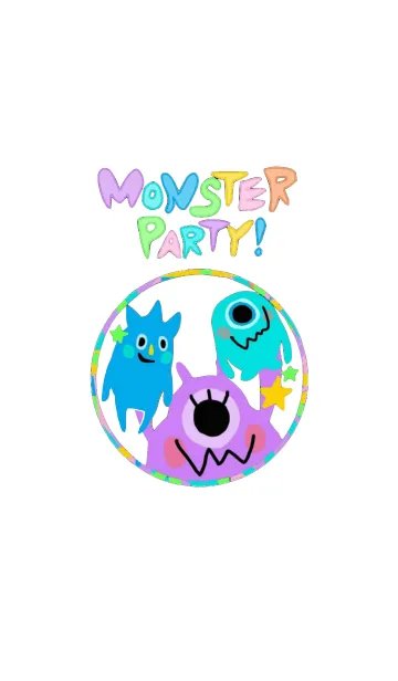 [LINE着せ替え] monster party！の画像1