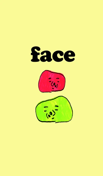 [LINE着せ替え] 顔顔顔顔顔004の画像1