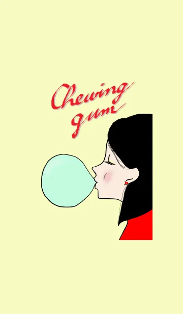 [LINE着せ替え] Chewing gumの画像1