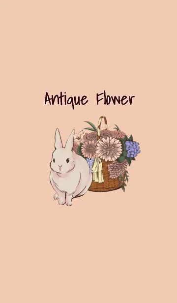 [LINE着せ替え] Antique Flowerの画像1