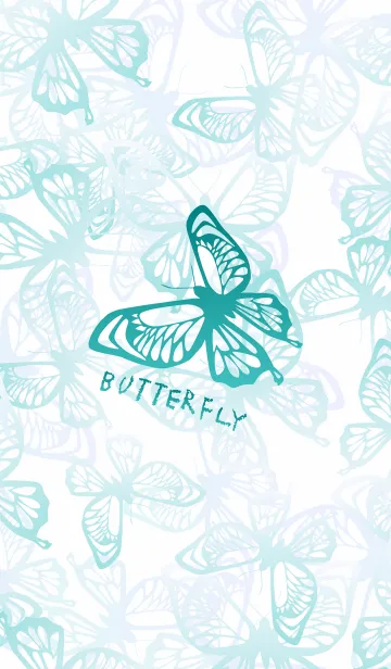 [LINE着せ替え] BUTTERFLY -EMERALD-の画像1