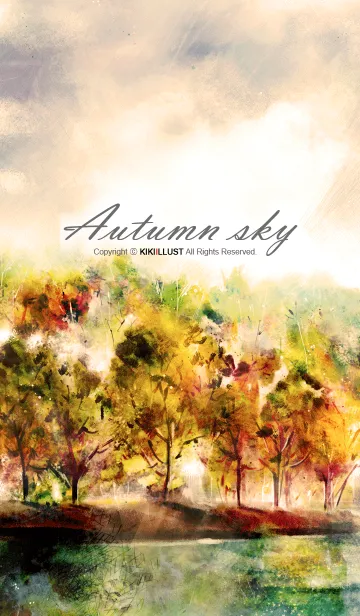 [LINE着せ替え] Autumn skyの画像1