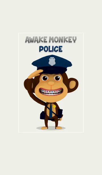 [LINE着せ替え] Awake Monkey Policeの画像1