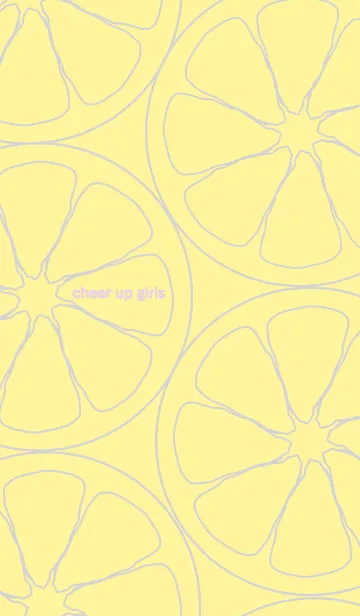 [LINE着せ替え] cheer up girls -lemon-の画像1