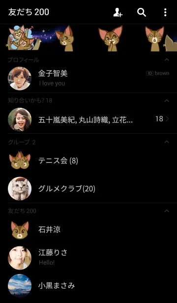 [LINE着せ替え] あび猫の画像2