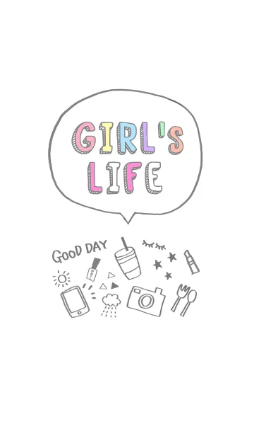 [LINE着せ替え] GIRL's LIFEの画像1
