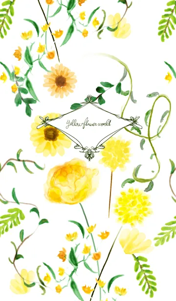 Yellow flower worldの着せ替えメイン画像