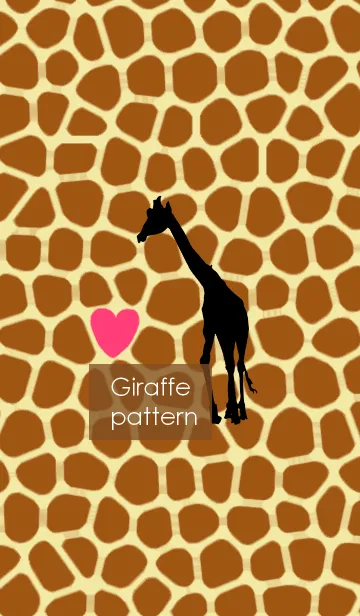 Giraffe Love pattern ~キリンの柄～の着せ替えメイン画像