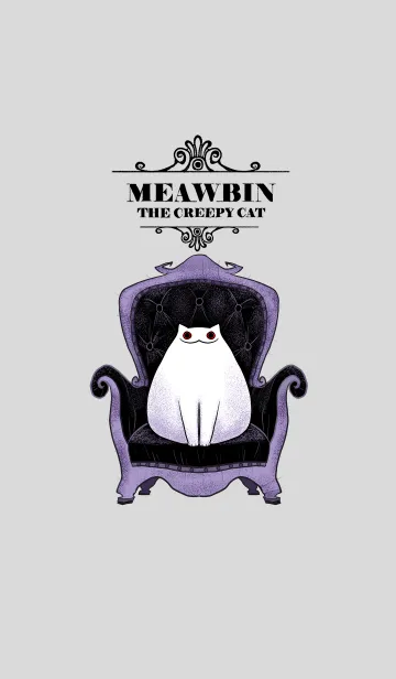 [LINE着せ替え] Meawbin The Creepy Catの画像1
