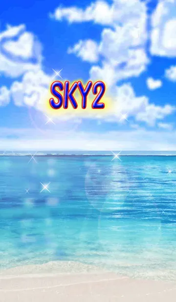 [LINE着せ替え] 青空と水平線2の画像1