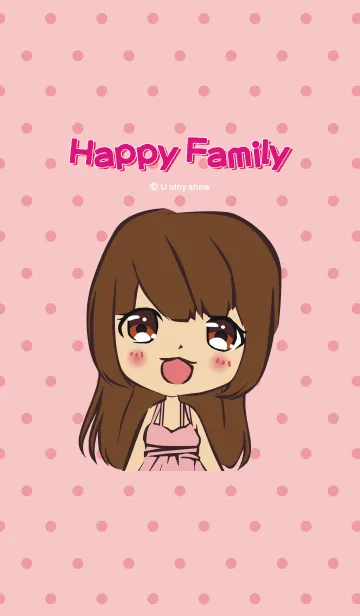 [LINE着せ替え] Happy family-Momの画像1