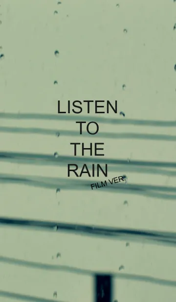 [LINE着せ替え] Listen to the rain (Film Ver.)の画像1