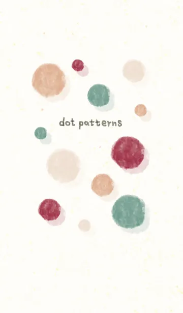 [LINE着せ替え] ドット13-水彩画-の画像1