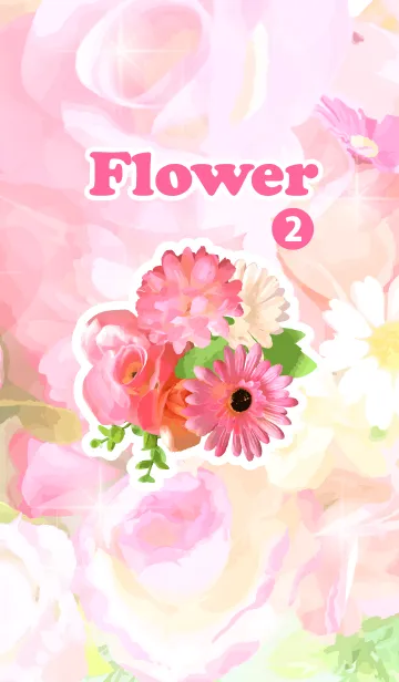 [LINE着せ替え] Flower-2-の画像1