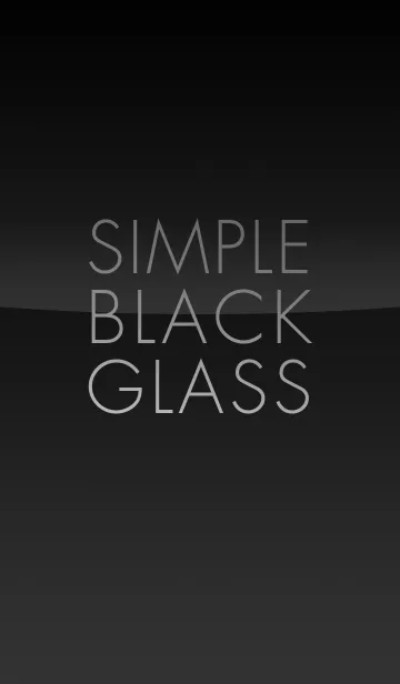SIMPLE BLACK GLASSのLINE着せ替え