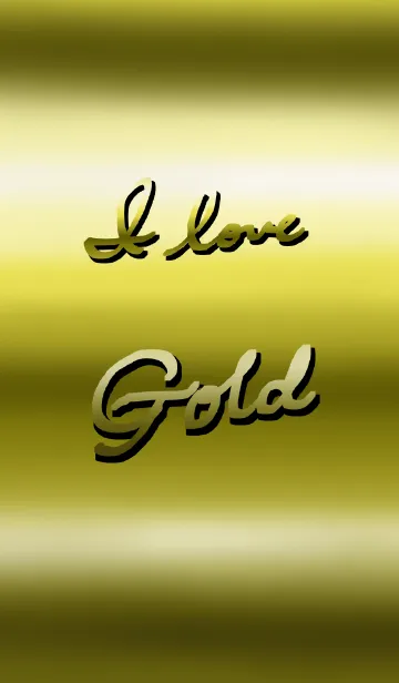 [LINE着せ替え] I love goldの画像1