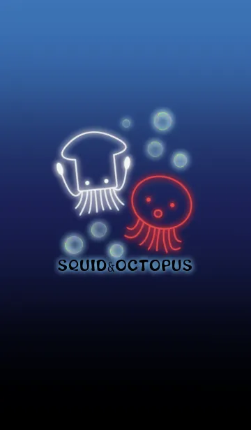 [LINE着せ替え] NEON -SQUID＆OCTOPUS-の画像1