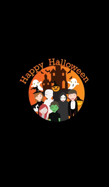 Happy Halloween themeの着せ替えメイン画像