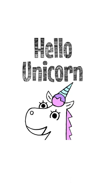 [LINE着せ替え] Hello Unicornの画像1