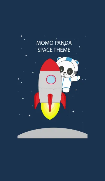 [LINE着せ替え] MOMO PANDA SPACE THEMEの画像1