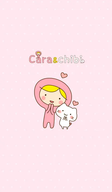 [LINE着せ替え] カラ＆チビ(^_^) Pink がテーマカラー！の画像1