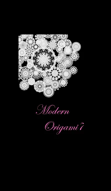[LINE着せ替え] Modern Origami 7 Gorgeous Flower Laceの画像1
