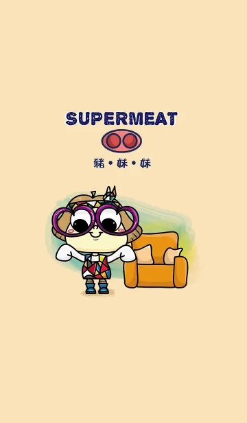 Piggy girl never grow upのLINE着せ替え
