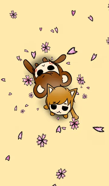 [LINE着せ替え] ぺらぺらさん と すらすらさんの画像1