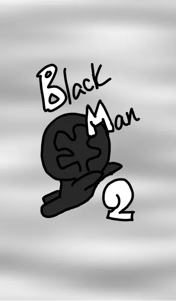 [LINE着せ替え] black man2の画像1