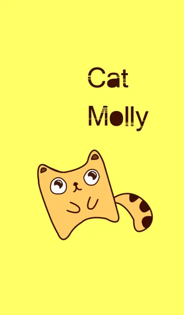 [LINE着せ替え] Cat Mollyの画像1