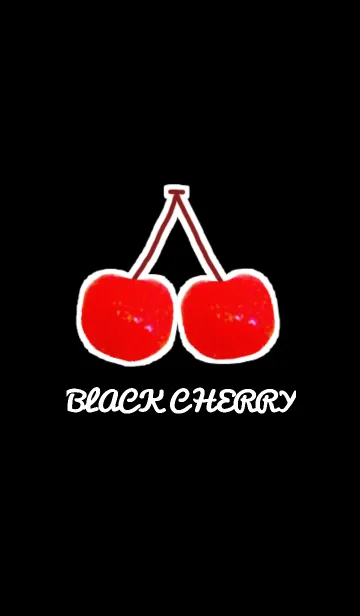 [LINE着せ替え] BLACK CHERRY ♥♡♥の画像1