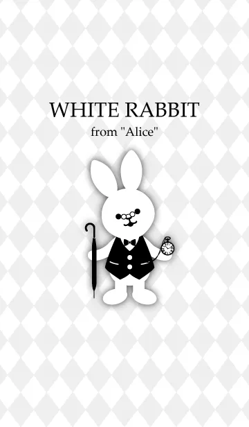[LINE着せ替え] WHITE RABBIT from "Alice".の画像1