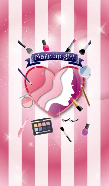 [LINE着せ替え] Make up girl -ver.2-の画像1
