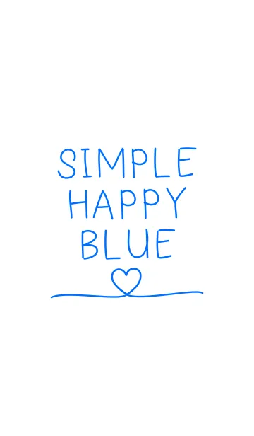 SIMPLE HAPPY BLUEの着せ替えメイン画像