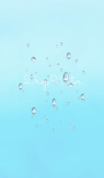 [LINE着せ替え] 水滴 Drop Waterの画像1