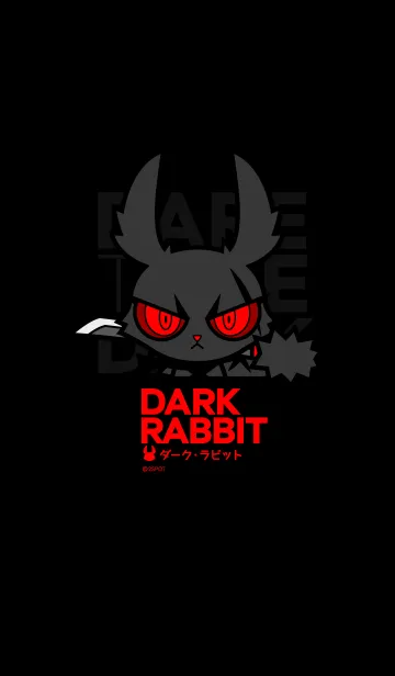 [LINE着せ替え] DARK RABBIT : Dare To Be Dark ！の画像1
