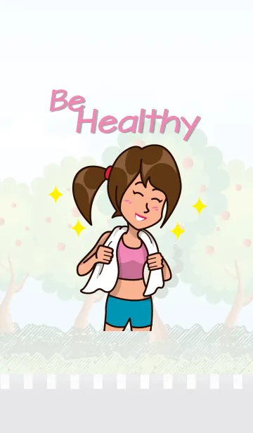 [LINE着せ替え] Be Healthyの画像1