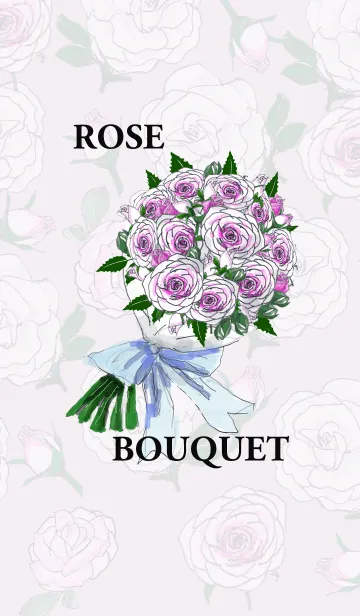 [LINE着せ替え] ROSE BOUQUET FOR YOU (薔薇のブーケ）の画像1