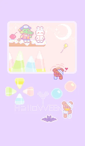 ゆめかわ♡ハロウィンのLINE着せ替え